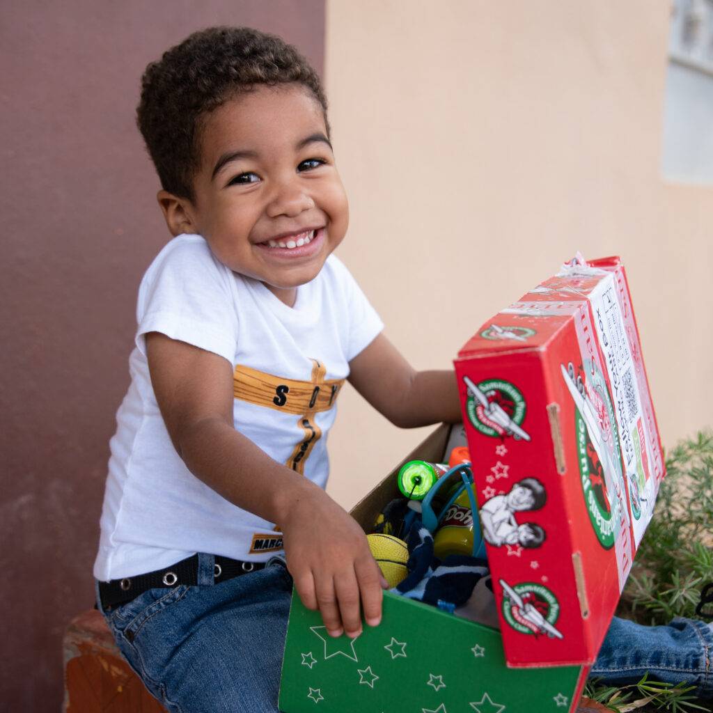 Give joy to a child in need by packing a shoebox